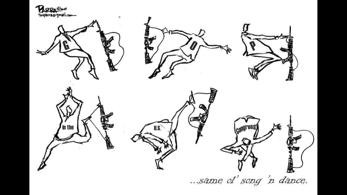 Guns and the dance of death.