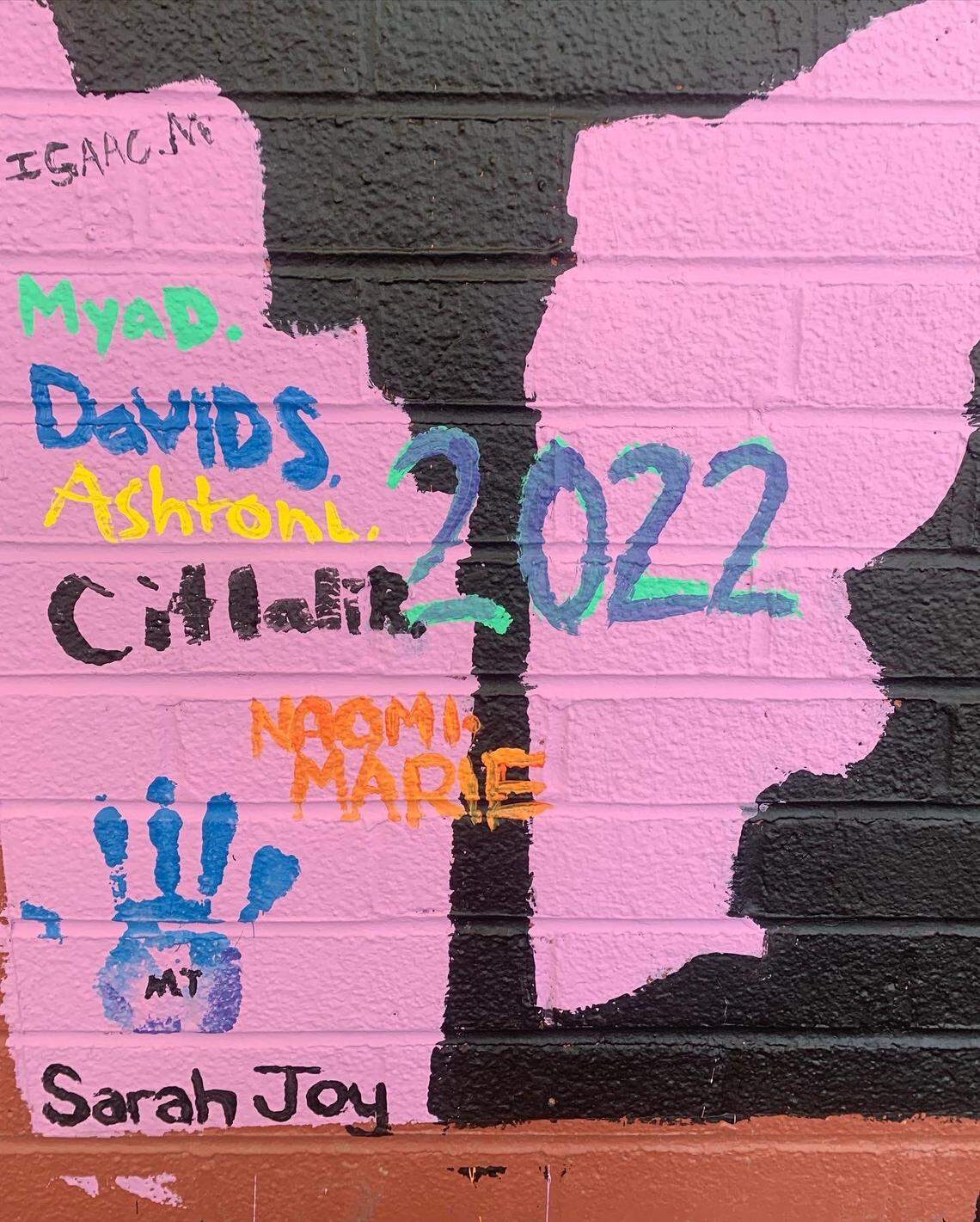 Fresno Unified students and local artists left their handprints and signatures on one of the four murals they painted as part of a summer mural program hosted by the school district.