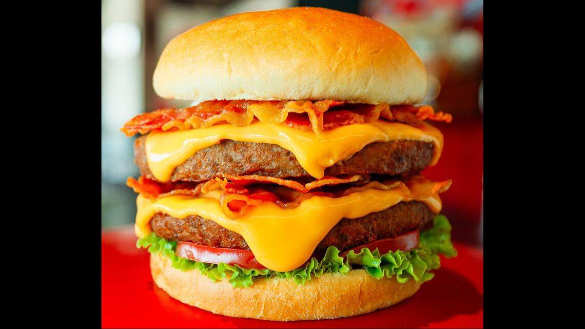 The Double-Double burger at In-N-Out is the highest calorie item on the menu.