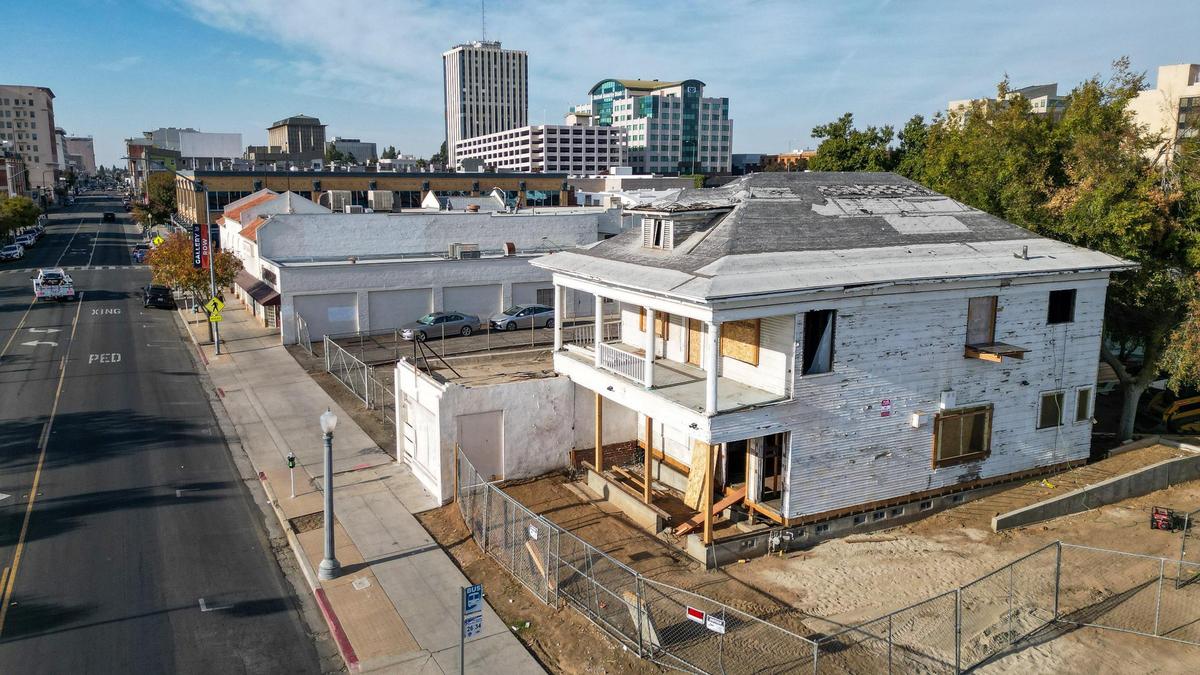 The Elia Home is a 100-year-old remnant of the old Armenian Town neighborhood on Van Ness Avenue downtown near Cesar Chavez Boulevard that is being restored by a group of friends and will reopen it as a bar called Moses McQueens.
