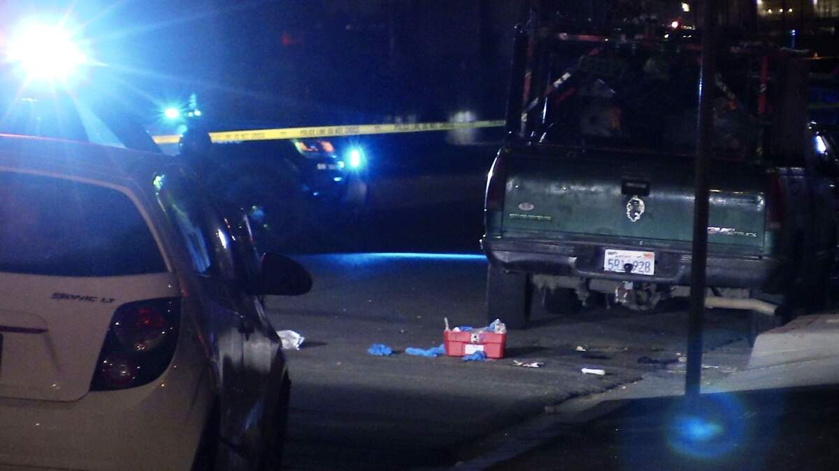 Police are investigating where a man in his 60s was unresponsive after a fight near downtown Fresno, California on Saturday, Aug. 26, 2023.