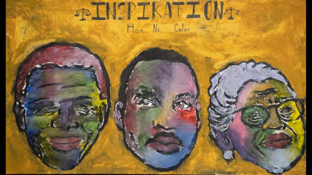 Here is the honorable mention artwork in Division B of the 2023 Martin Luther King Jr. Art, Essay, and Speech Contest involving students throughout Fresno County.