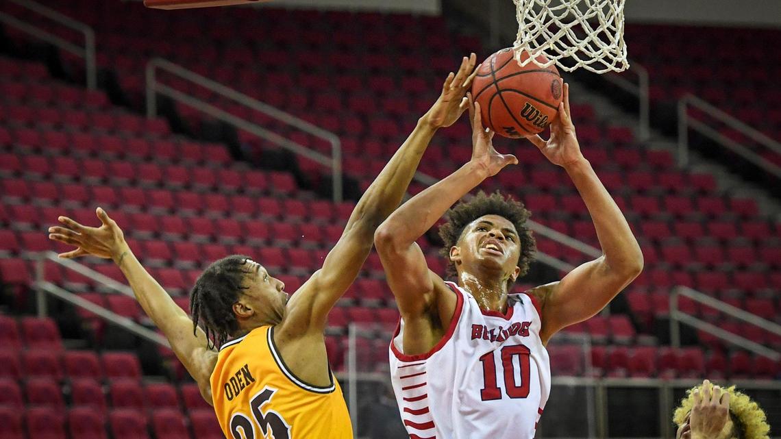 Fresno State forward Orlando Robinson, right, had his sixth double-double in seven games, scoring 23 points with 14 rebounds in the Bulldogs’ 79-64 victory over San Jose State.
