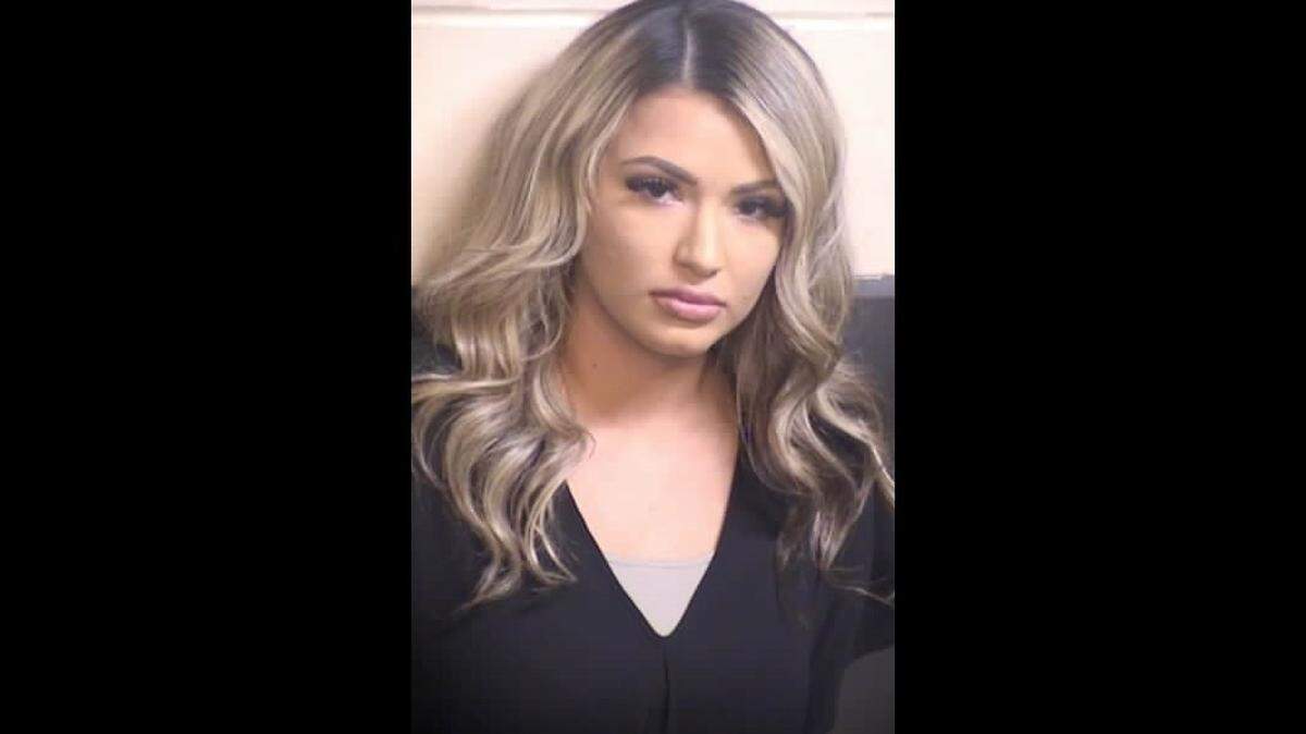 Tina Gonzalez is shown in a 2021 booking photo.