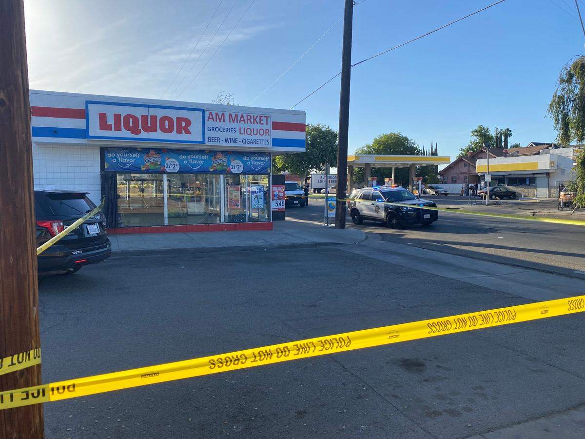 A Fresno clerk was pistol whipped in his store near Belmont Avenue and Calaveras Street on Thursday, May 19, 2022, police said.