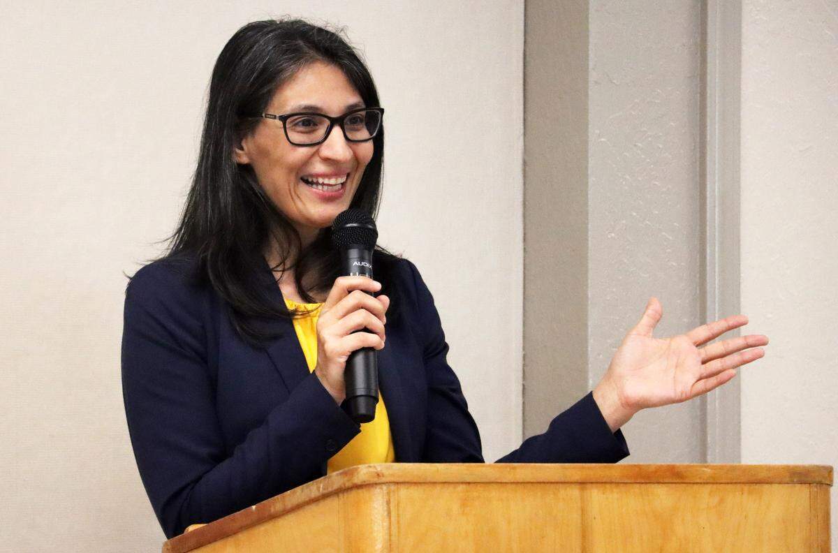 Olga Núñez, two counselors and an administrative assistant provide counseling and other services to prepare 680 low-income students at rural high schools for college.