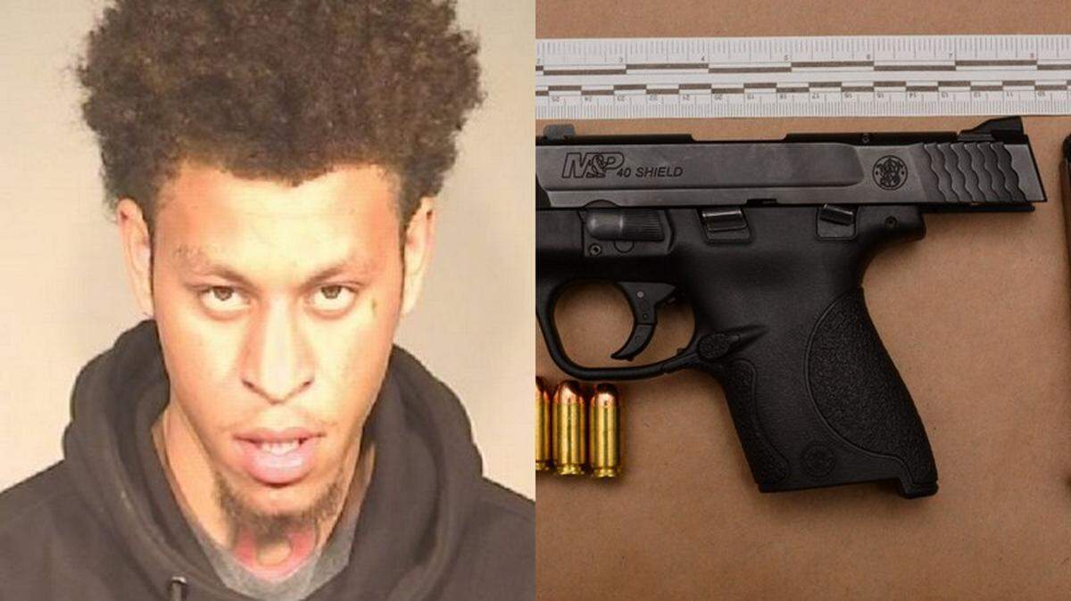 Damian Santiago, 20, an alleged gang member, was arrested Sunday in southwest Fresno.