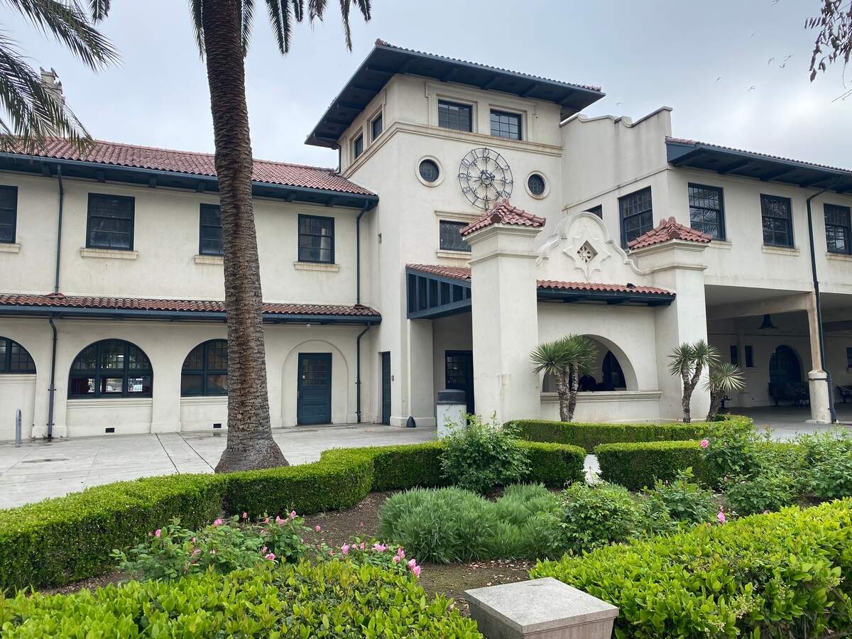 A fire at the downtown Fresno station rented by Greyhound on Tuesday, March 29, 2022, is suspicious, according to a battalion chief.