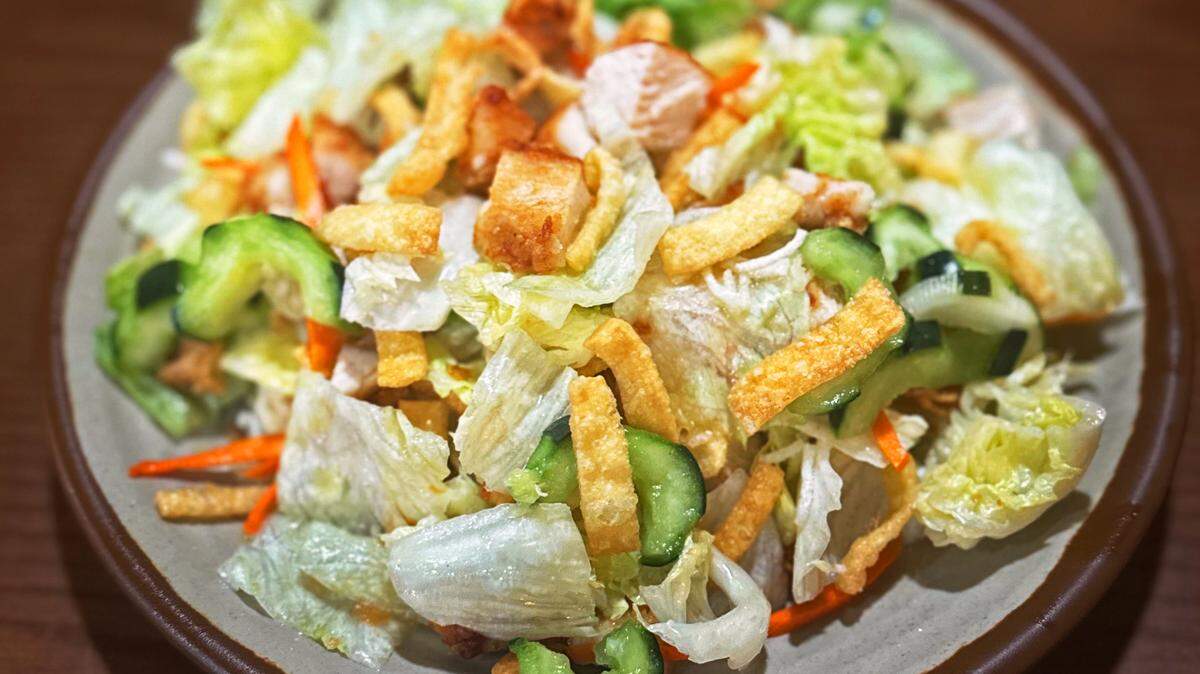 Helen’s Chinese Chicken Salad will be making its appearance in the new Dumpling U menu. (Photo provided by Dumpling U)