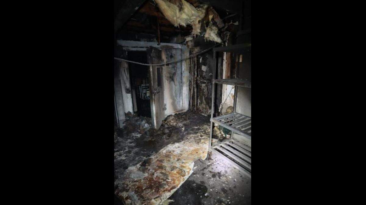 An undated photo of the inside of Bobby Salazar’s Mexican Restaurant after a fire burned inside April 2, 2024. Investigators have accused owner Bobby Salazar of arson.
