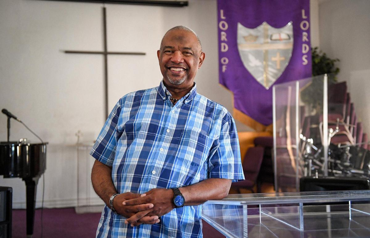 Booker T. Lewis, pastor at Rising Star Missionary Baptist Church in southwest Fresno, was named the new city of Fresno’s liaison for the southwest Fresno community, Monday, Jan. 10, 2022.