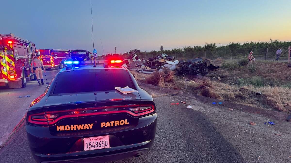 The California Highway Patrol responded to a deadly crash in Fresno County on Friday, April 19, 2024.