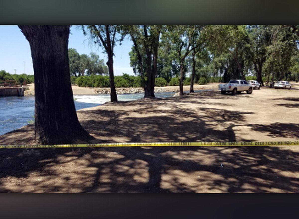 Canal bank where David Brown, 40, of Clovis is accused of shooting one of his five girlfriends in June 2018 and dumping her into the water. She survived and testified against him in Fresno Superior Court on Monday, Oct. 22, 2018.