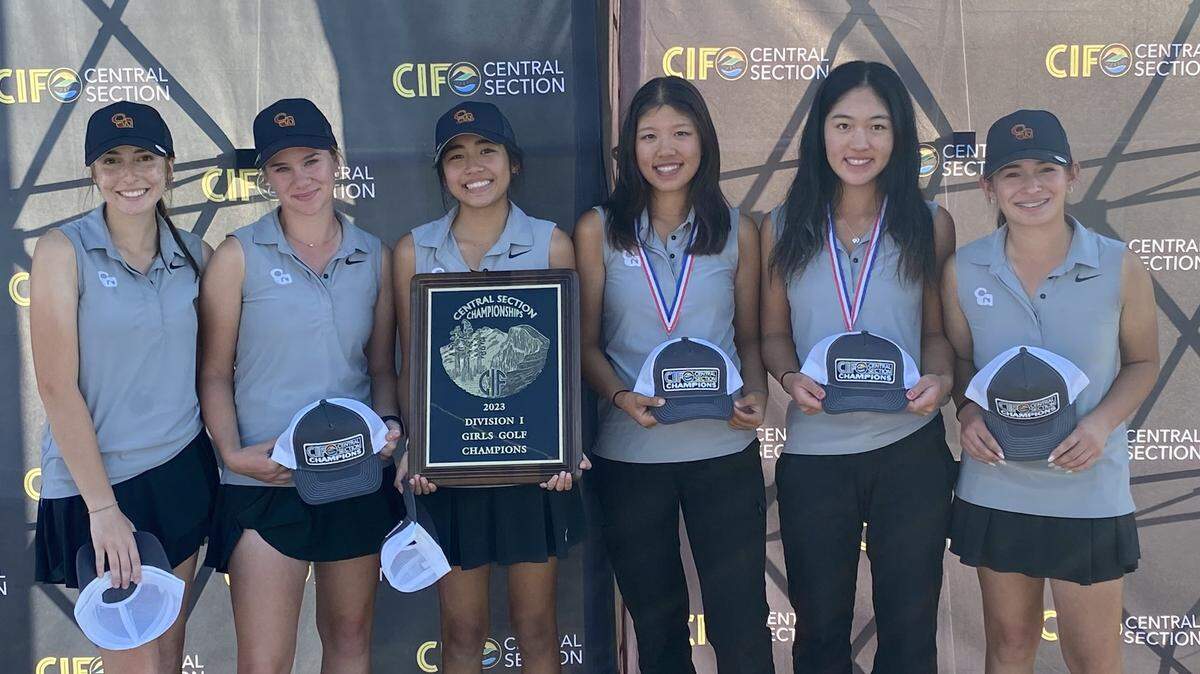 Clovis West won the Central Section golf championships on Monday, Oct. 30, 2023.