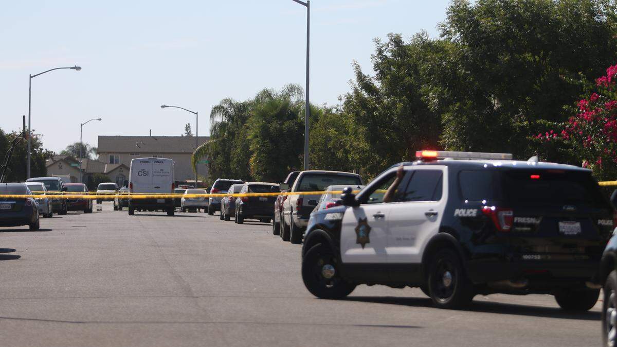 Fresno police department investigating a double homicide of a man and wife in a home in southeast Fresno on Sunday,  Sept. 9, 2018.