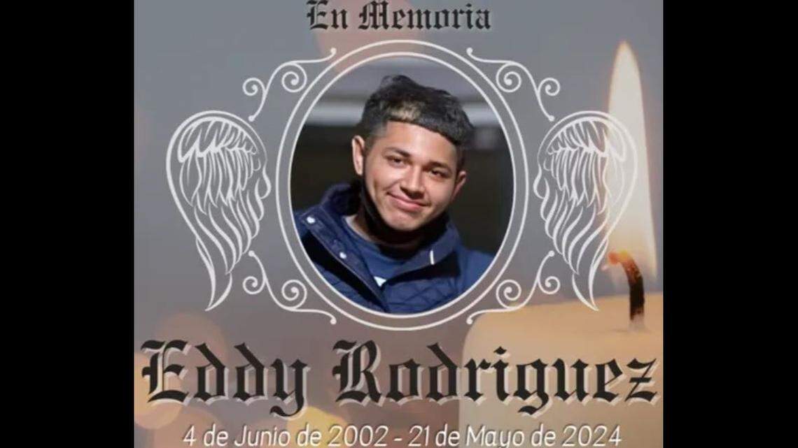 Eddy Rodriguez, 21, of Fresno was identified by the Fresno County Coroner’s Office as the man on a bike killed Tuesday, May 21, 2024, when he was hit by a train near Tulare and Q streets, according to police.