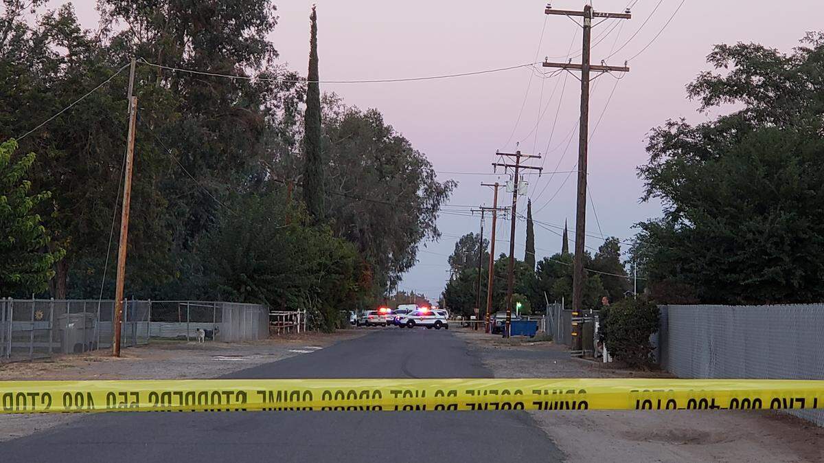 Detectives are investigating a shooting on Clinton Avenue west of Fresno.