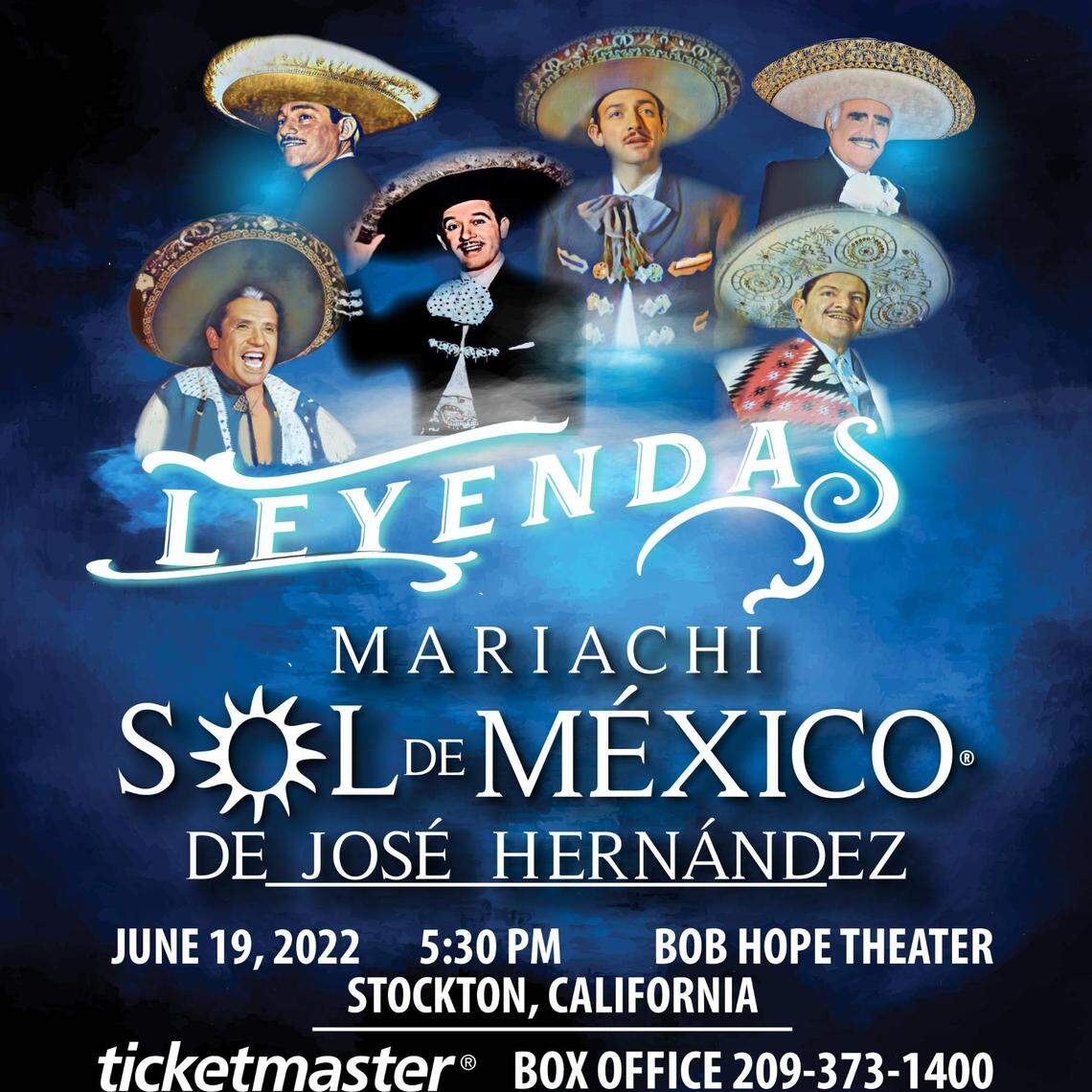 El concierto del Día de Padres tendrá lugar el domingo 19 de junio a las 5:30 de la tarde en el histórico Bob Hope Theater. Entradas de $25-$75 ya están disponibles por Ticketmaster o llamando a la taquilla al (209) 373-1400, abierta lunes, miércoles y viernes de las 11 a.m. a las 2 p.m.