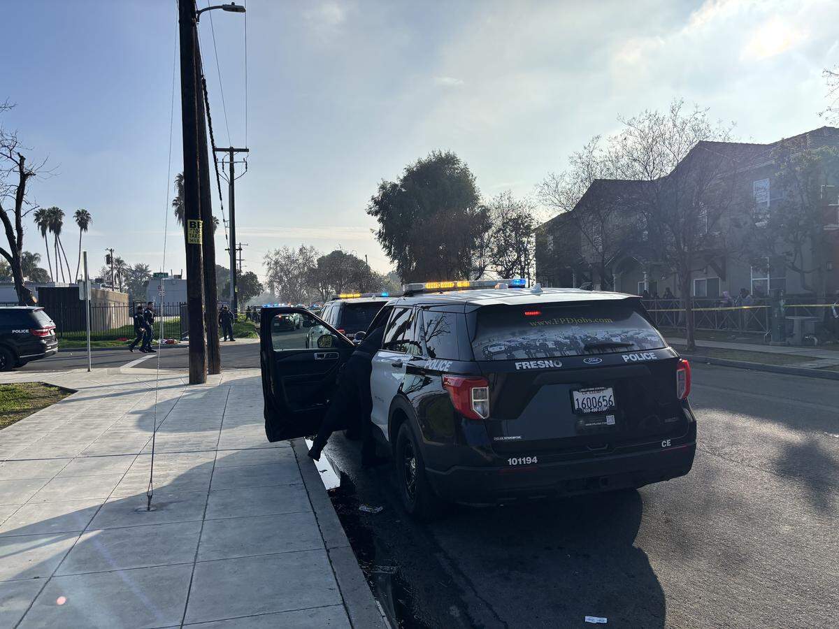 A man was shot in the upper body on Sunday, Jan. 18, 2026 in Fresno, California.