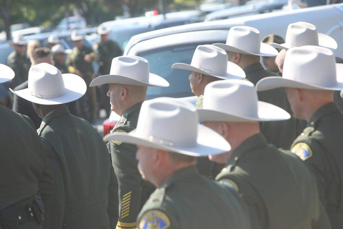 Family, law enforcement and community gathered Tuesday, April 28, 2026, in Visalia to remember Tulare County deputy Randy Hoppert's service and sacrifice after the fatal April ambush in north Porterville.