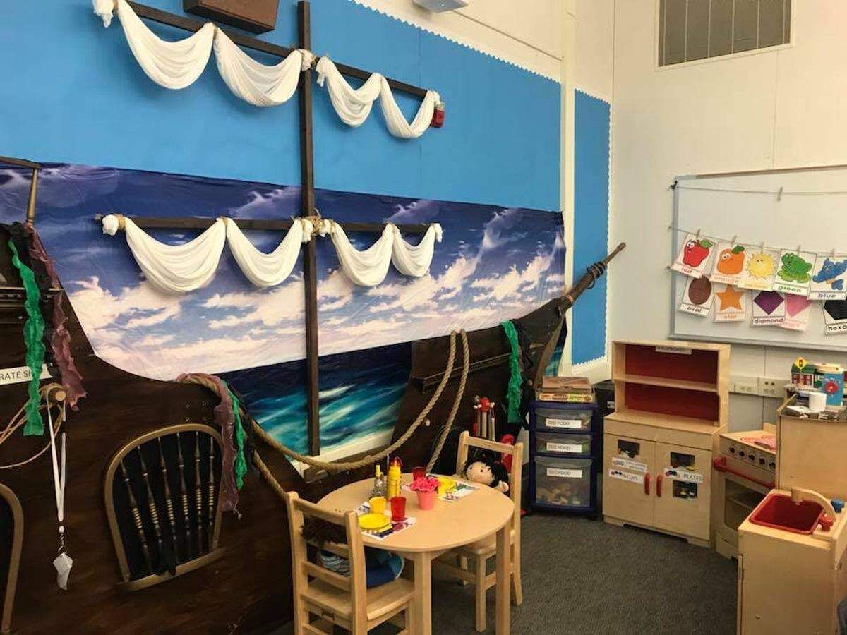 Another TK classroom shared on the Fresno Teachers Association Facebook page.