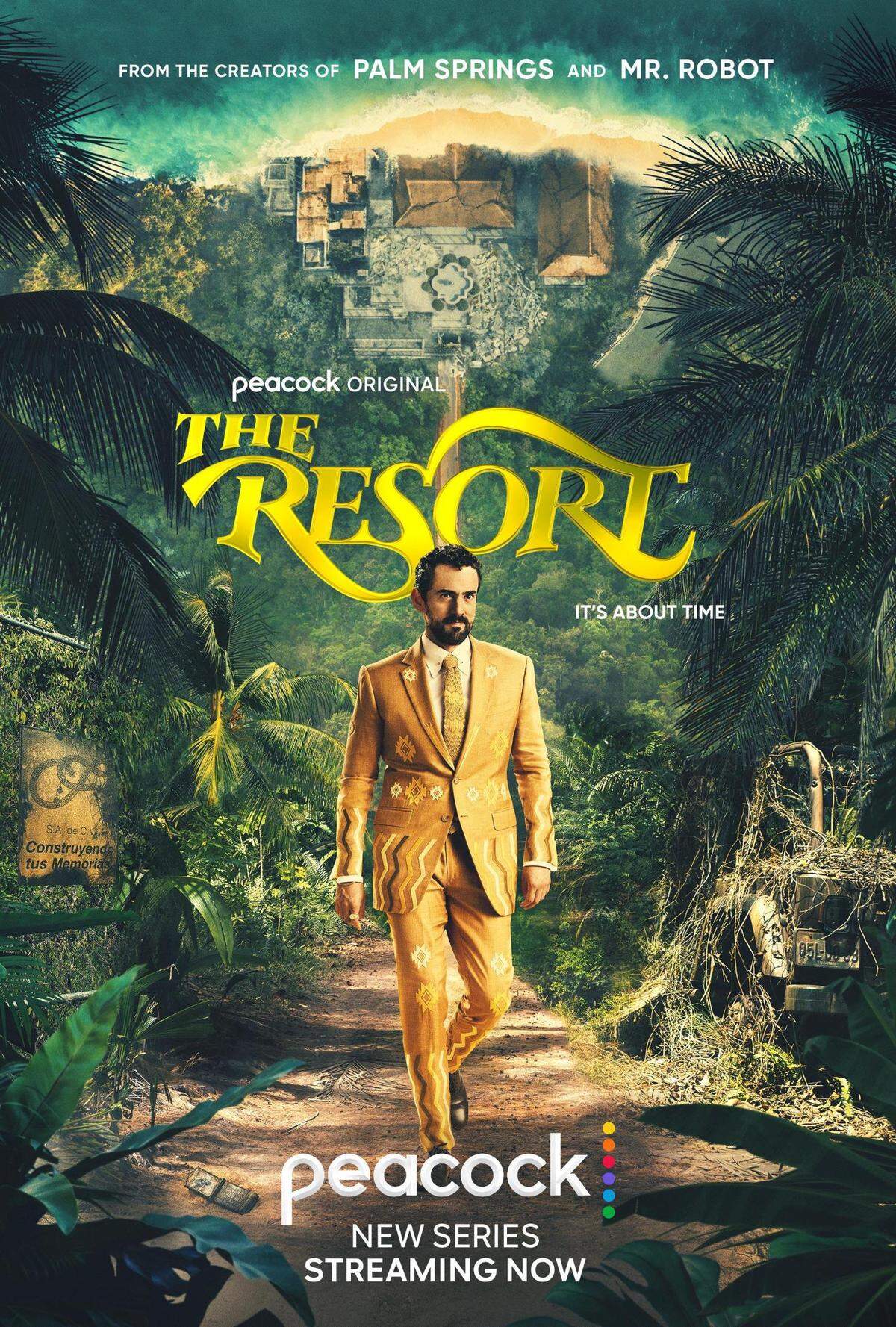 La nueva serie del actor mexicano Luis Gerardo Méndez, ‘The Resort’, se estrenó este jueves, 28 de julio exclusivamente en Peacock.