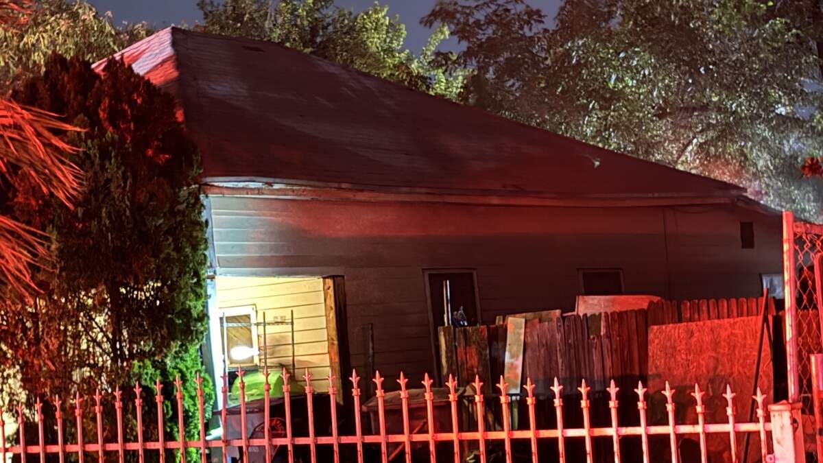 Fresno Fire crews responded to a house fire on Wilson, near Belmont Avenue on Saturday, July 4, 2026.