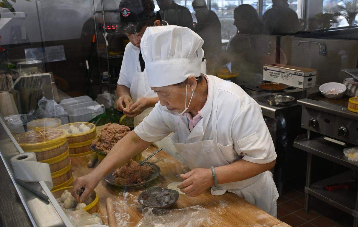 Dumplings are made at the new Jingle Bao, one of four new restaurants that have opened in Fresno or Clovis in January 2026. Photographed Friday afternoon, Jan. 30, 2026 in Fresno.