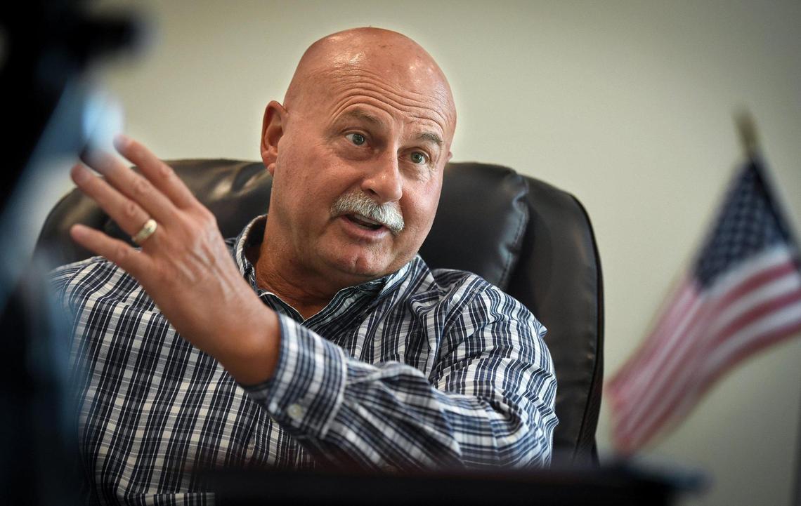 Fresno Mayor-elect Jerry Dyer talks about his plans for job creation in the Black community, unifying the city, and his plan to present efforts in they cityÕs workforce to end racism, during an interview, July 21, 2020.