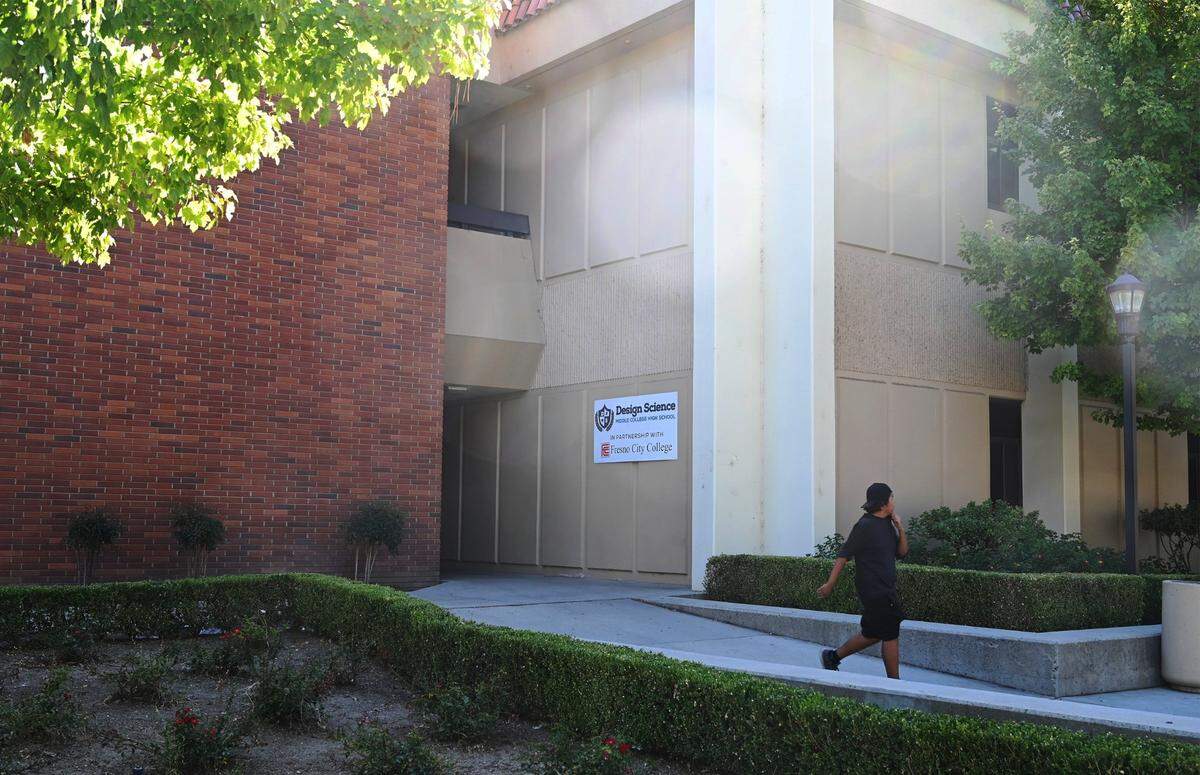Design Science Middle College High School on the Fresno City College campus, shown Thursday, Sept. 29, 2022 in Fresno.