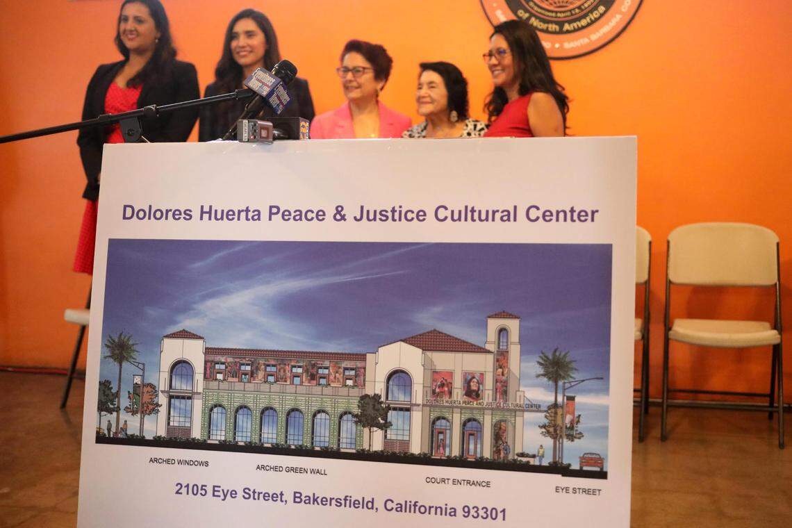 El futuro Dolores Huerta Peace and Justice Cultural Center en Bakersfield recibe $7 millones extra del Estado.