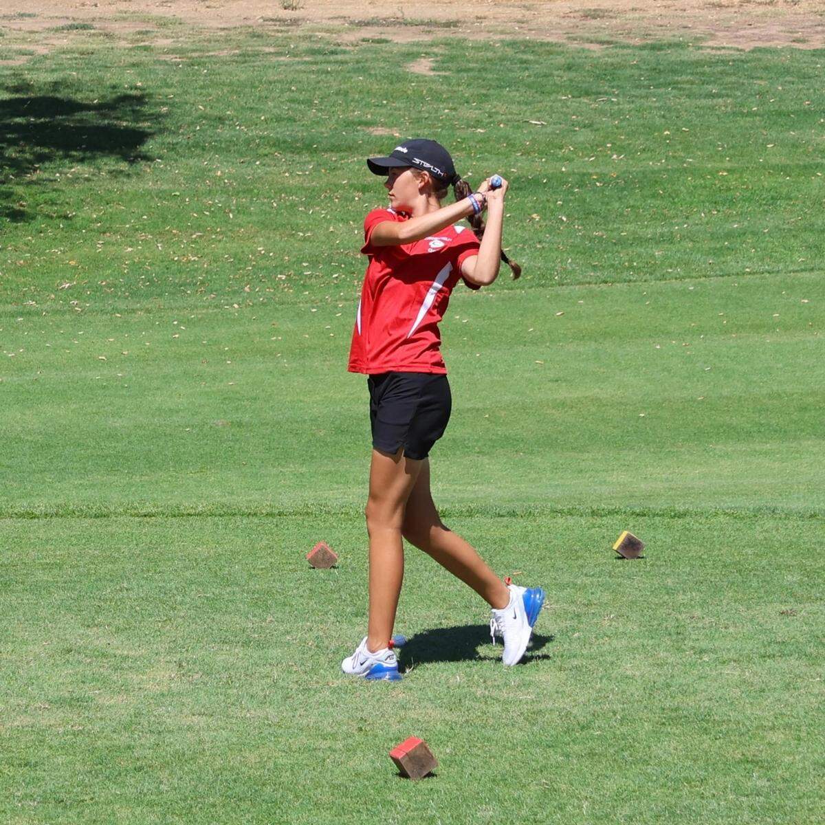 Asterisk Talley of the Chowchilla High girls golf team.