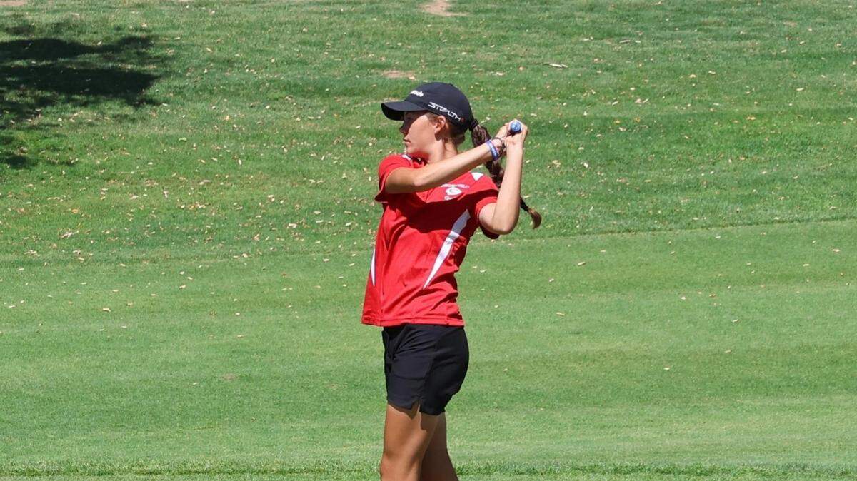 Asterisk Talley of the Chowchilla High girls golf team.