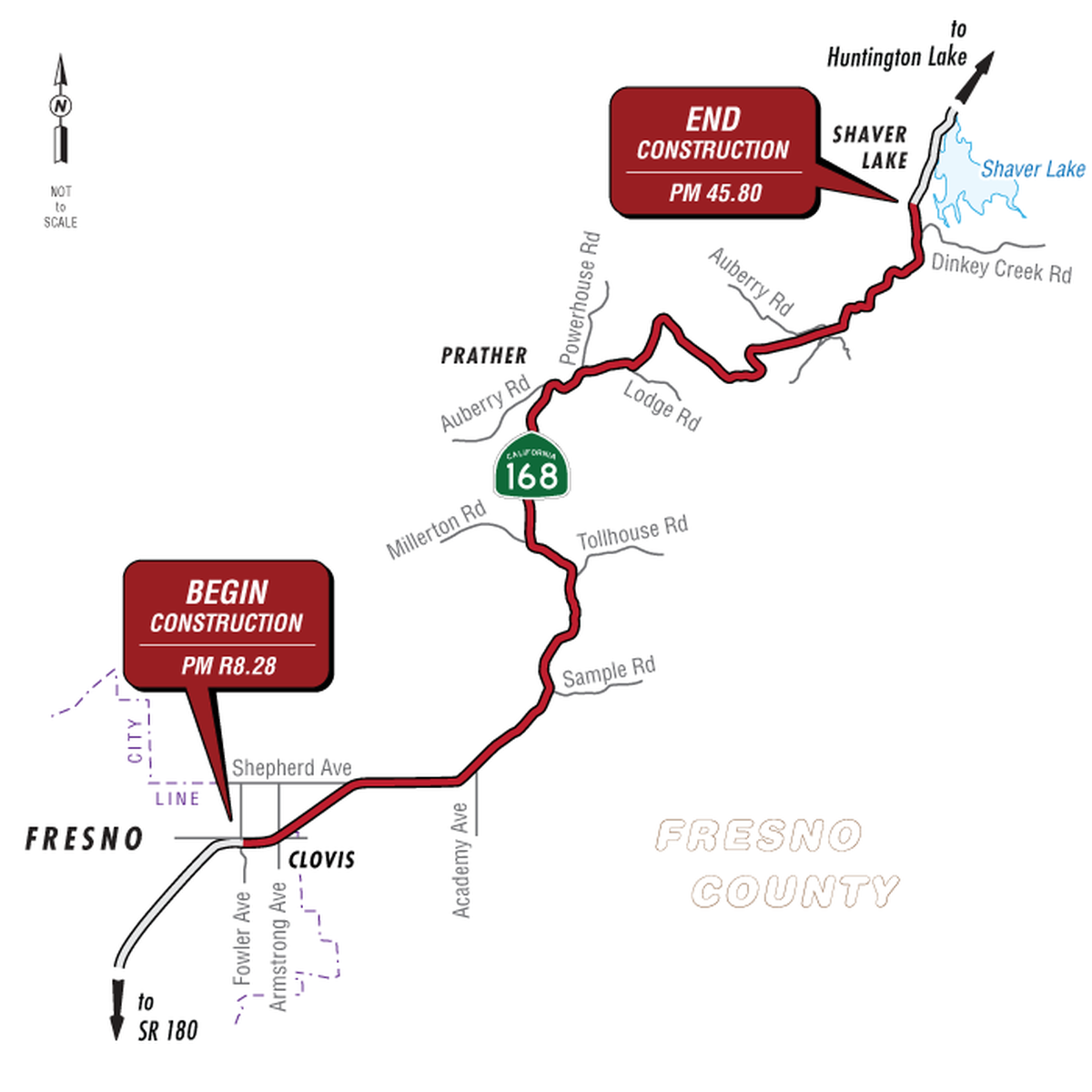 Fresno 168 Culvert Rehabilitation in Fresno County will start on May 4.