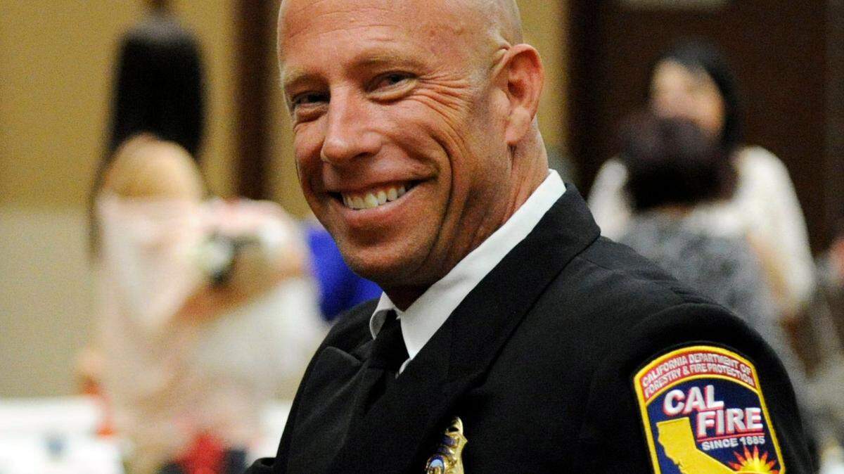 Mark Lawson, assistant chief/division chief of operations for the CalFire Madera-Mariposa-Merced Unit, is shown in 2015.