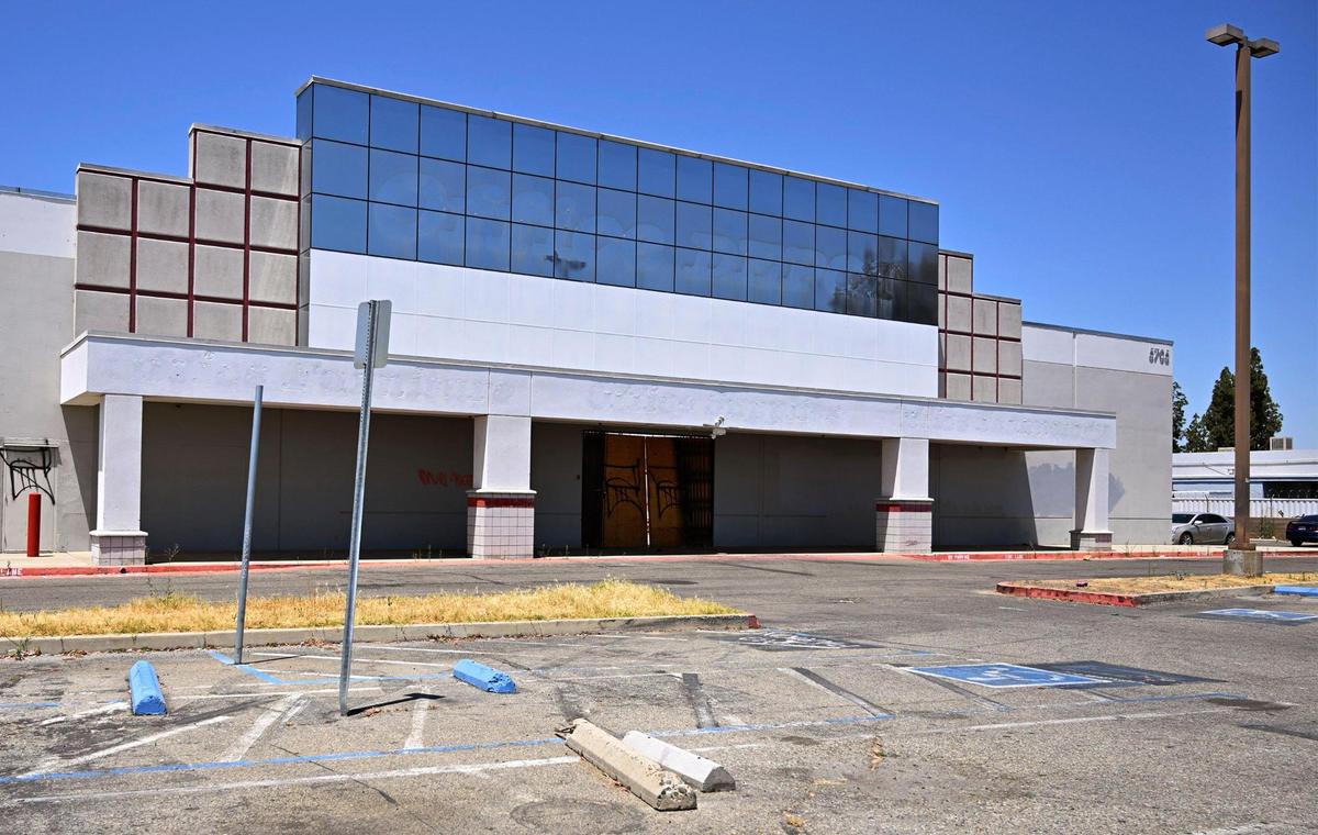 The former Office Depot on North Blackstone Ave. just south of Bullard Ave. will become a new Quality Furniture store. Photographed Thursday, June 29, 2023.