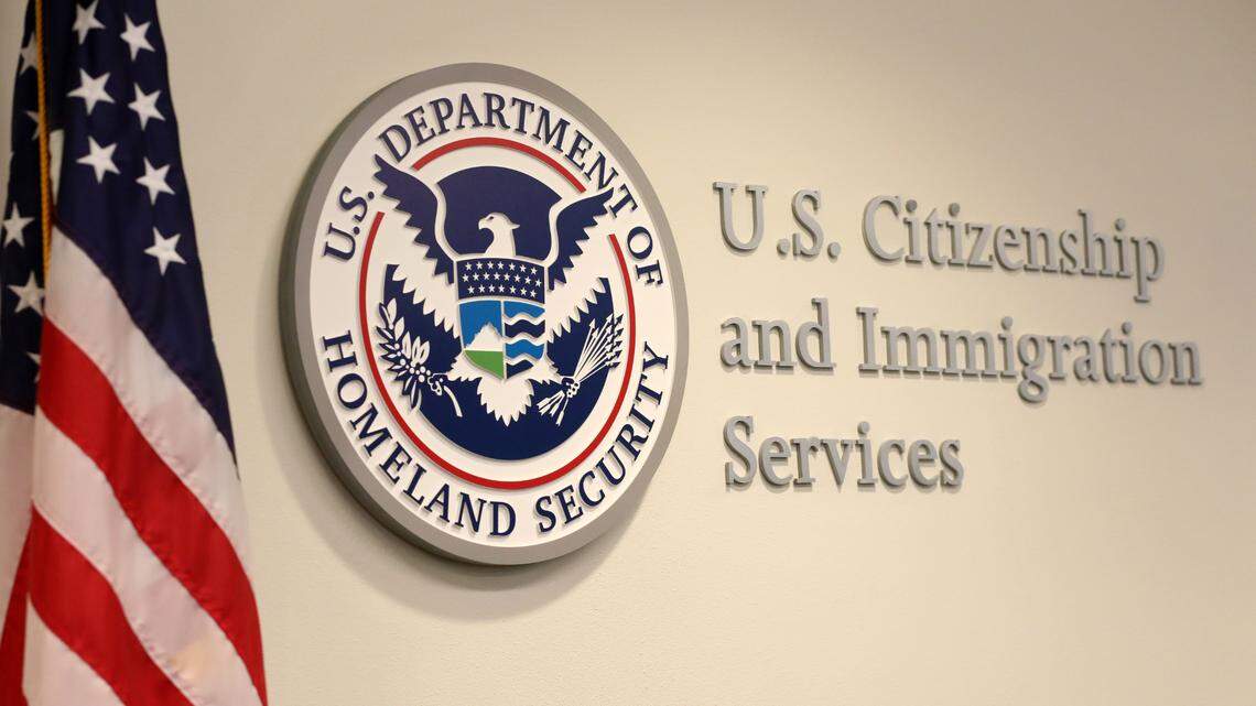 U.S. Citizenship and Immigration Services field office in Fresno on Oct. 17 during a naturalization ceremony.