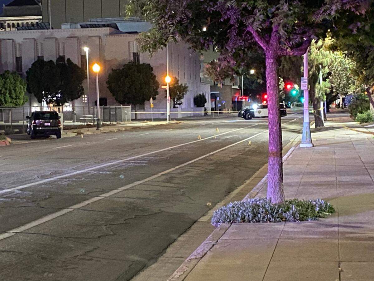 A woman was injured in a shooting by a man in downtown Fresno on Monday, June 3, 2024.