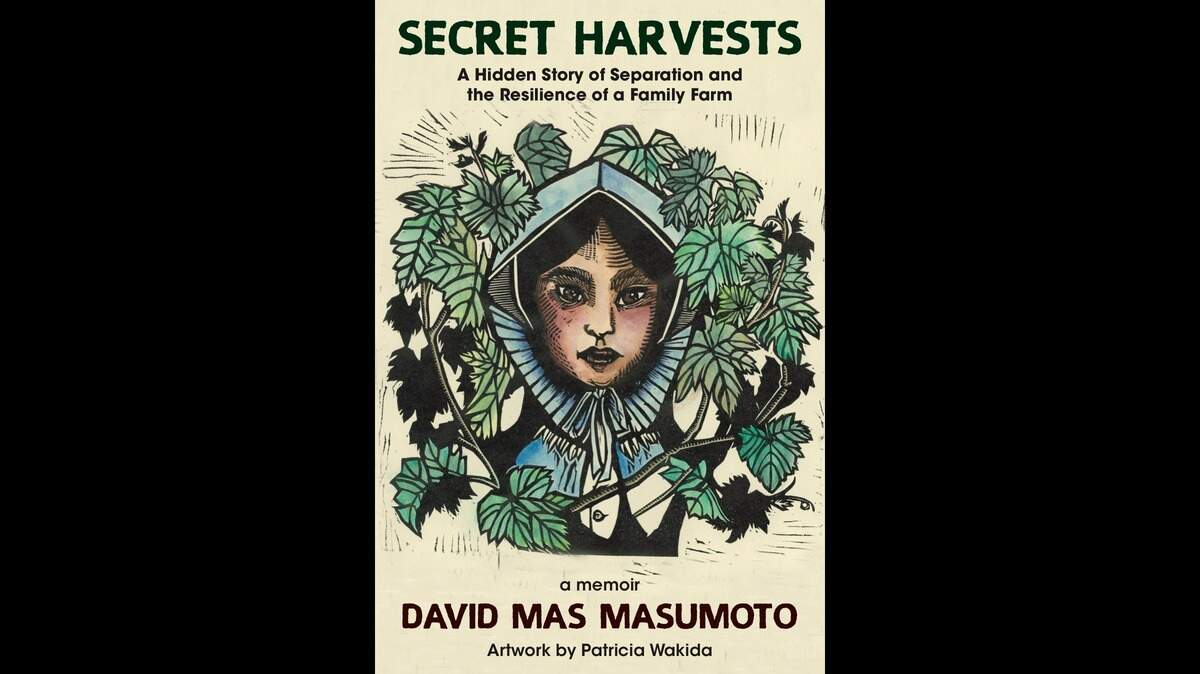 The cover to David Masumoto’s new book, with an illustration of his aunt Shizuko.