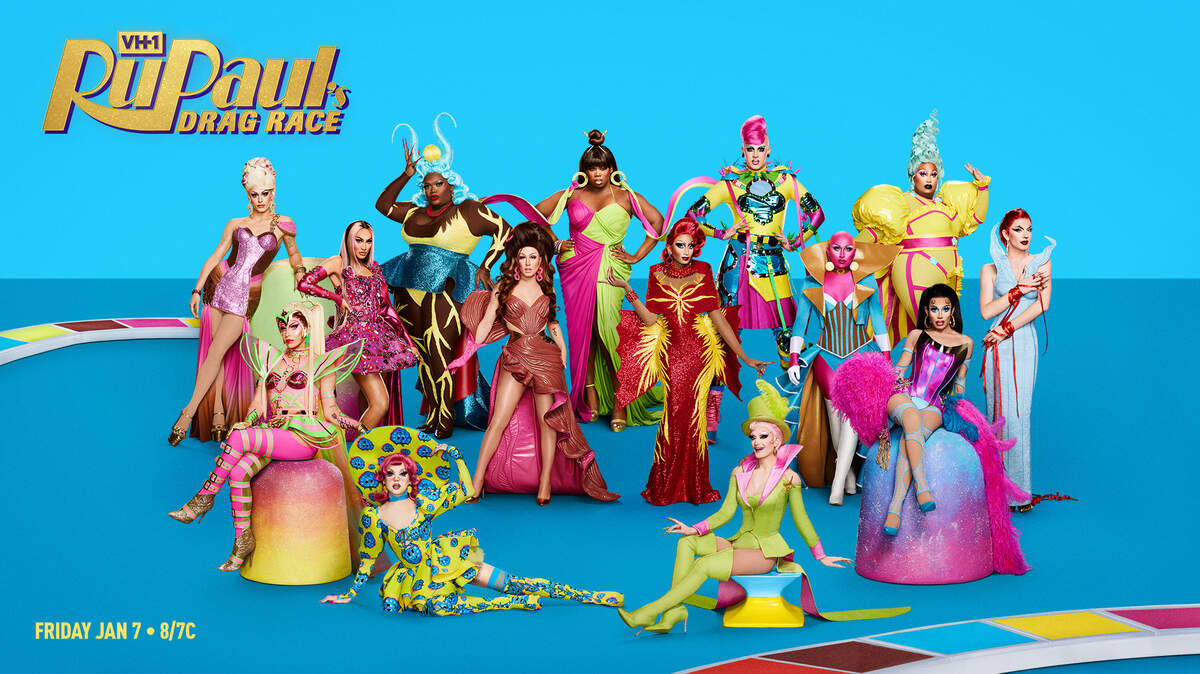 The cast of “RuPaul’s Drag Race,” season 14.