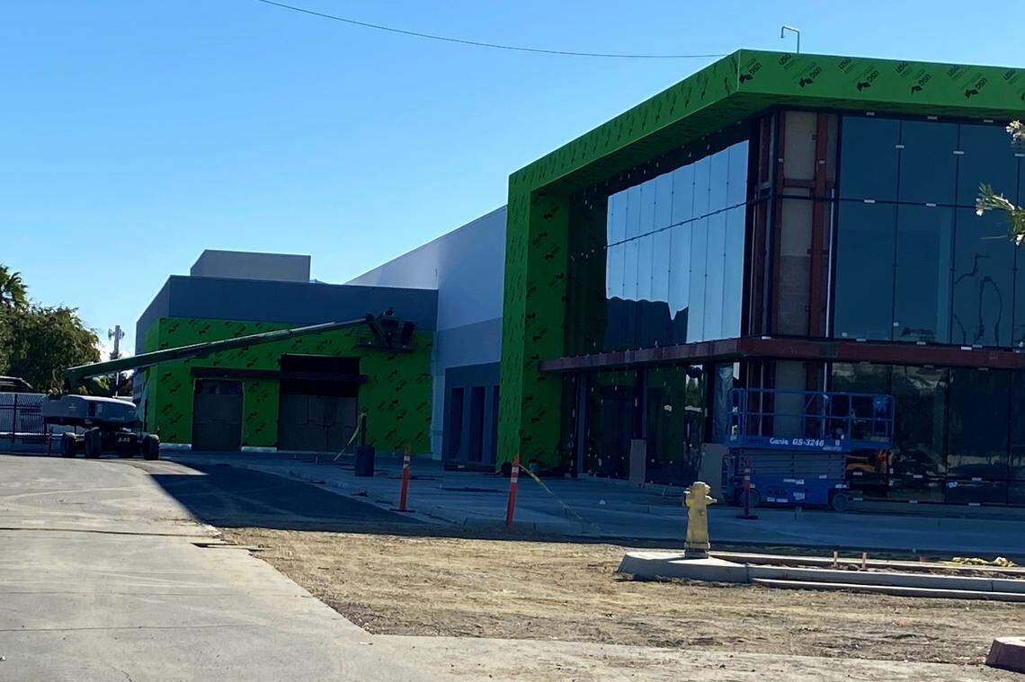 Fresno County’s Clovis Campus already holds several social services departments on the properties on Peach Avenue between Ashlan and Dakota avenues on Monday, Oct. 18, 2021, and the former Costco building is expected to be ready around Thanksgiving.