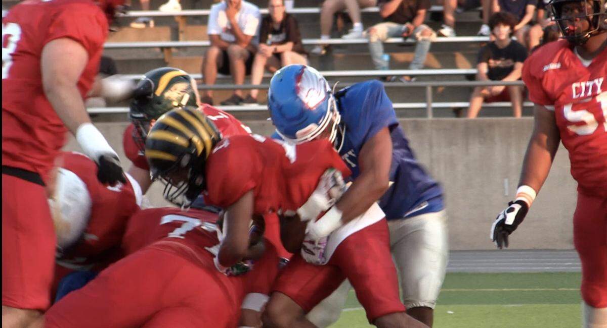 The 69th City/County All-Star football game played at McLane Stadium in Fresno, California on Friday, June 16, 2023. The County won 19-14.