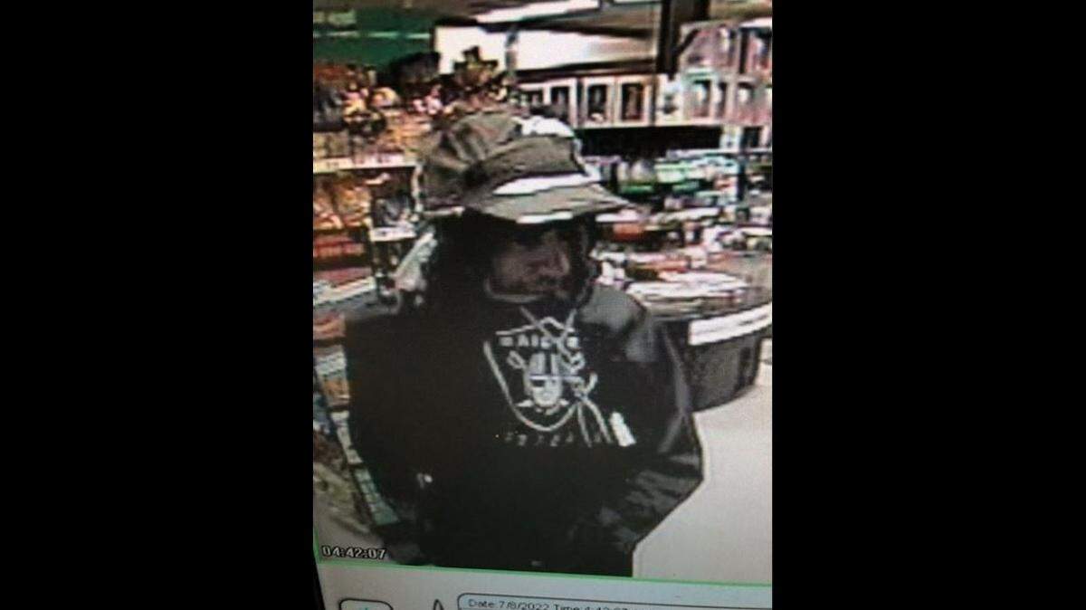 Merced police say this man robbed a Merced 7-Eleven market on Gerard Avenue on July 8, 2022.