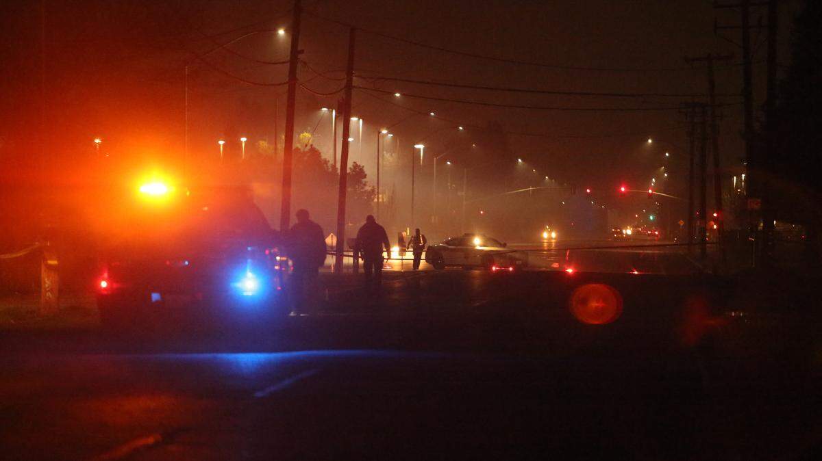 A man in a wheelchair was struck and killed around 6:30 p.m. Friday while trying to cross Brawley avenue, just north of McKinley, according to Fresno police.