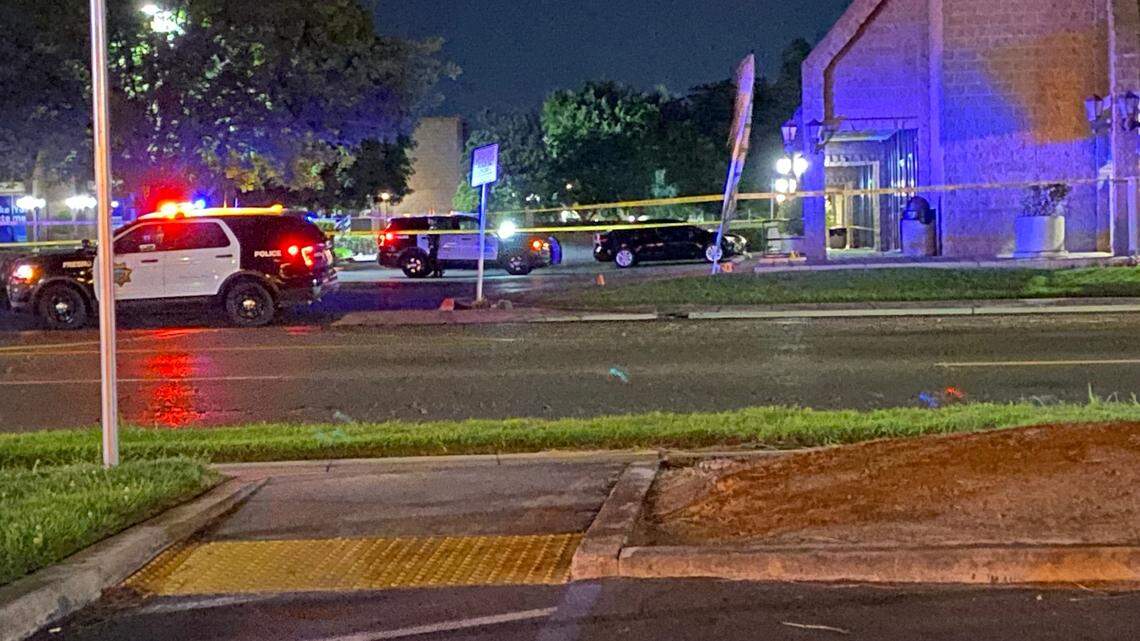 A 30-year-old man was shot across the street on Shaw and Marks avenues in Fresno, California on Sunday, July 6, 2025.