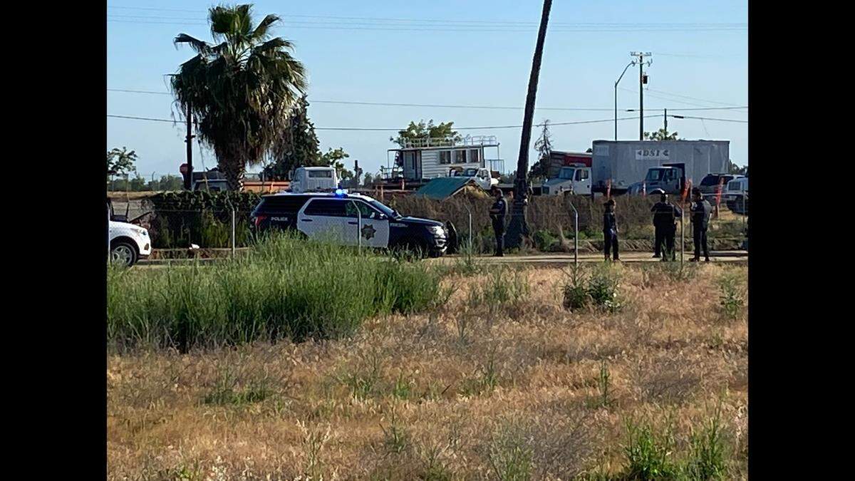 The Fresno Fire Department pulled a body from a canal near Marks and Nielsen avenues on Thursday, May 11, 2023, according to a spokesperson.