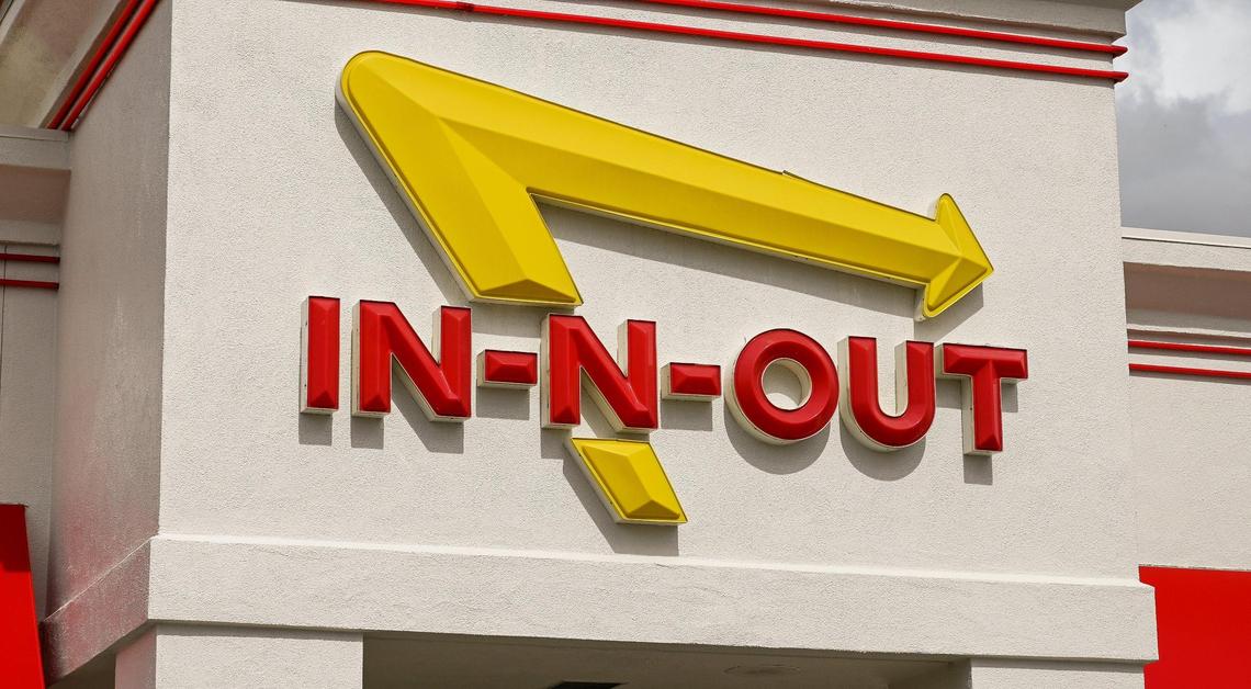 In-N-Out Burger, located the River Park Shopping Center in north Fresno, photographed on Wednesday, March 29, 2023.