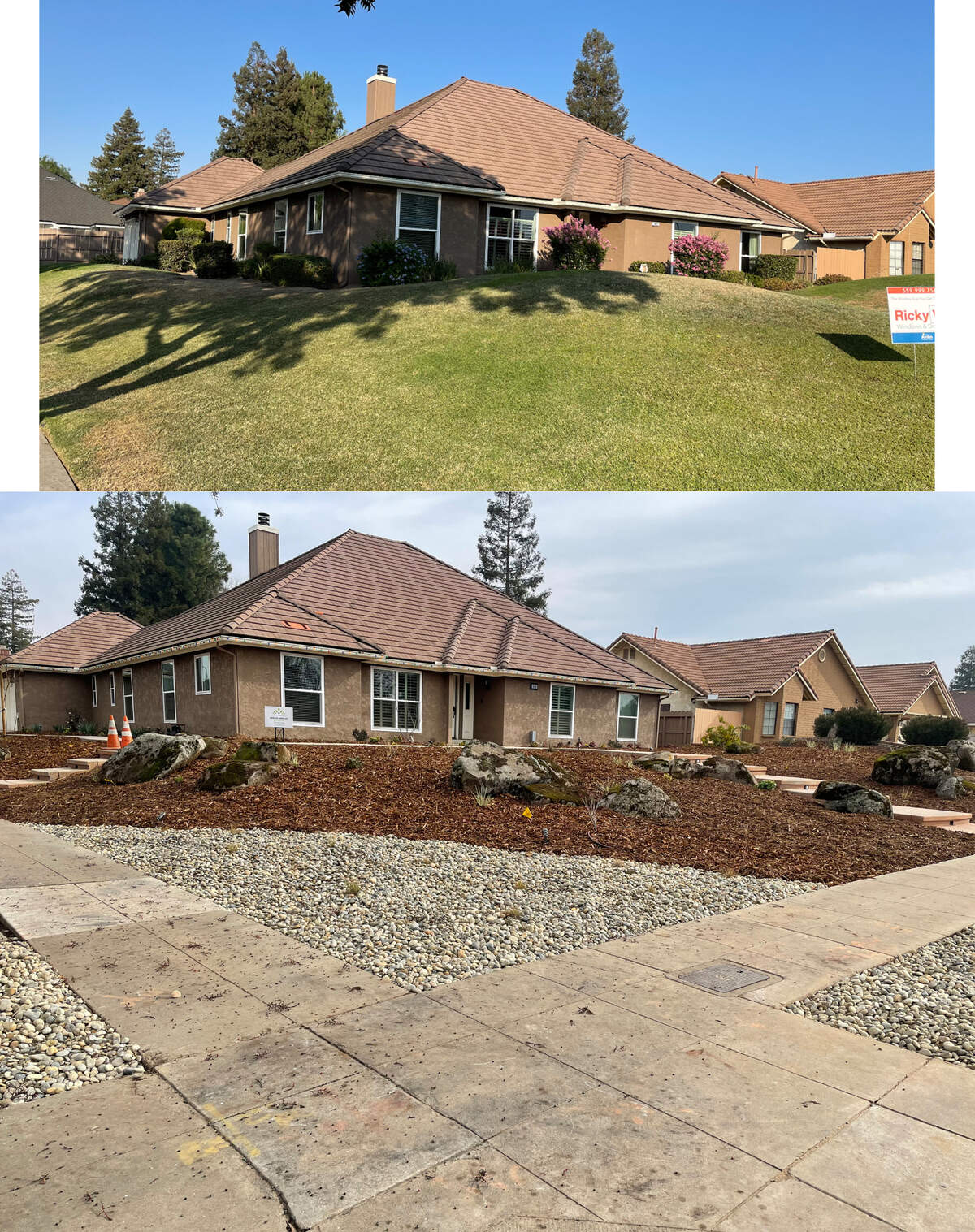 This Fresno home was converted to a drought-tolerant landscape through the city’s Lawn to Garden program.