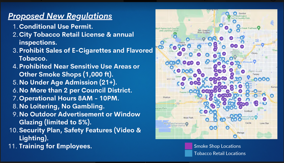 Fresno City Council members are proposing regulations on so-called smoke shops.