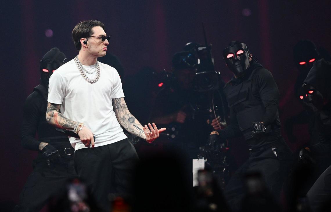 Peso Pluma brings his Exodo Tour to the Save Mart Center Saturday night, Sept. 7, 2024 in Fresno.